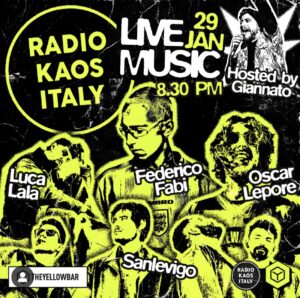 Radio Kaos live al Yellow Bar